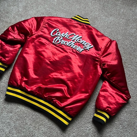 VTG 00s / Y2K New Jack City Headgear Classics Men’s Satin Bomber Jacket - Picture 8 of 9